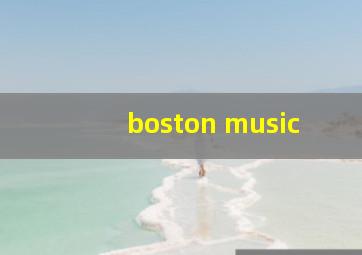 boston music